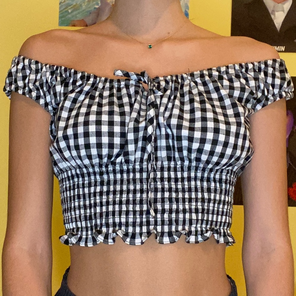 Brandy Melville check shirt